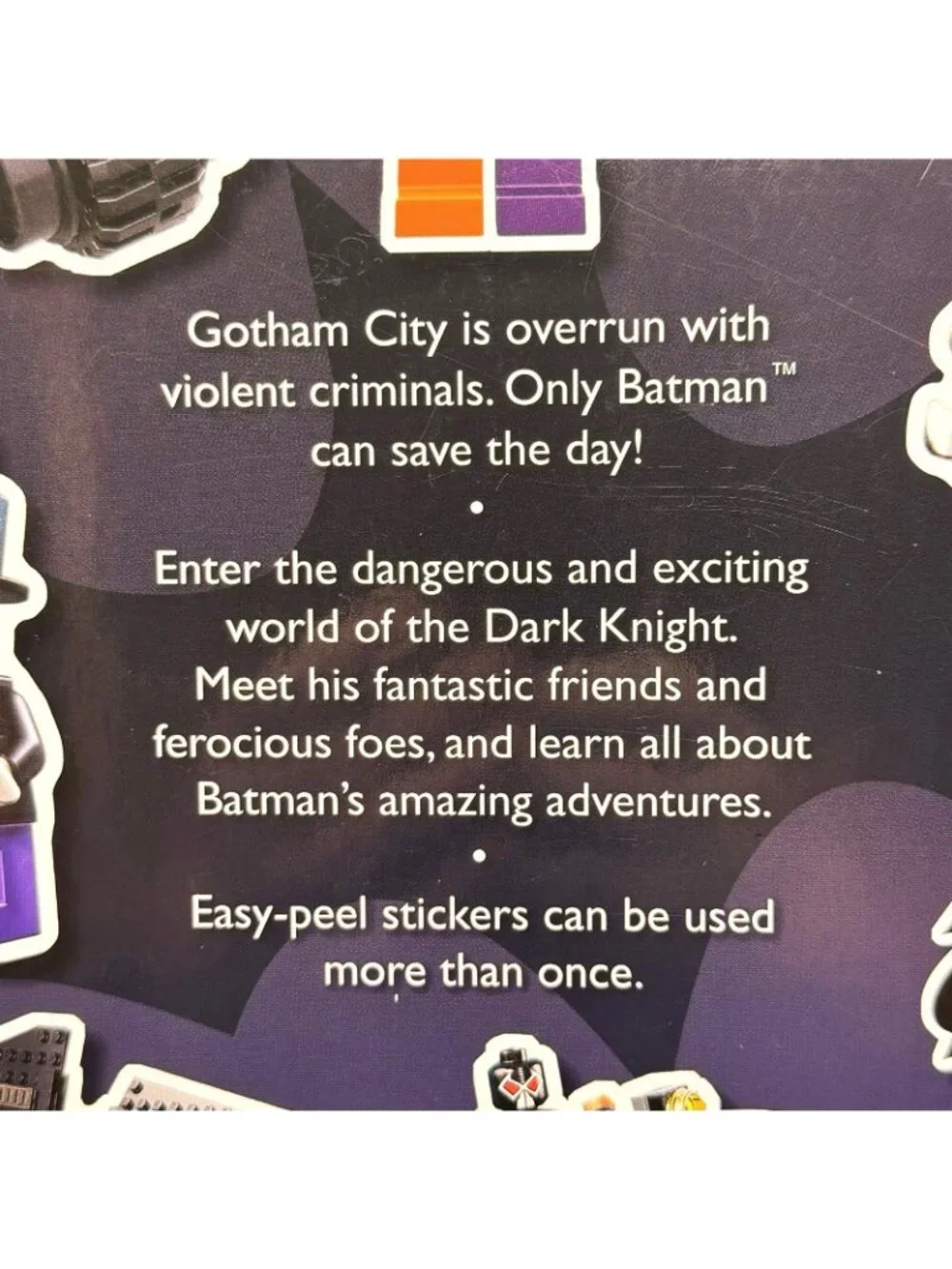 LEGO DC Batman Super Heroes Ultimate Sticker Collection Book 1000+ Reusable READ